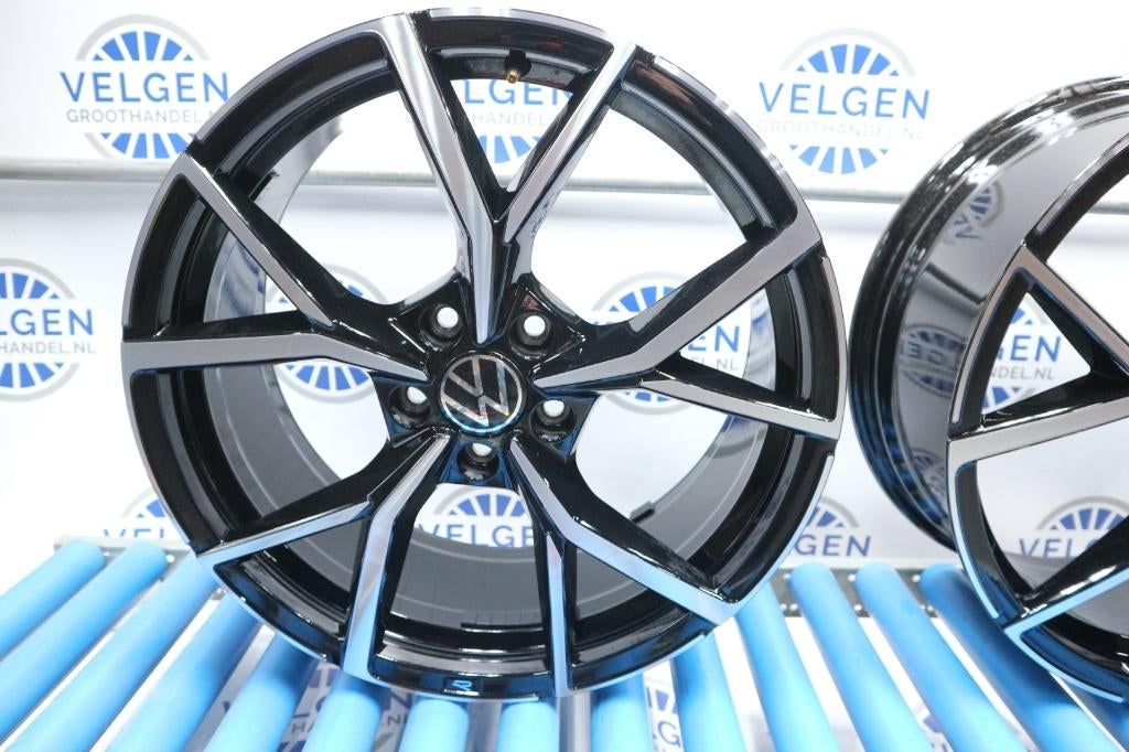 19-inch originele VW Golf 5H0601025S Estoril R-Line velgen, 19 inch, Gebruikt, Velg(en), -