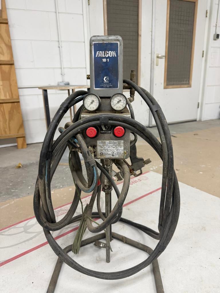 Graco Falcon 10-1 Verfspuit - Professionele Verfspuitpomp, Ophalen of Verzenden, Gebruikt, Verfspuit of Verfpomp