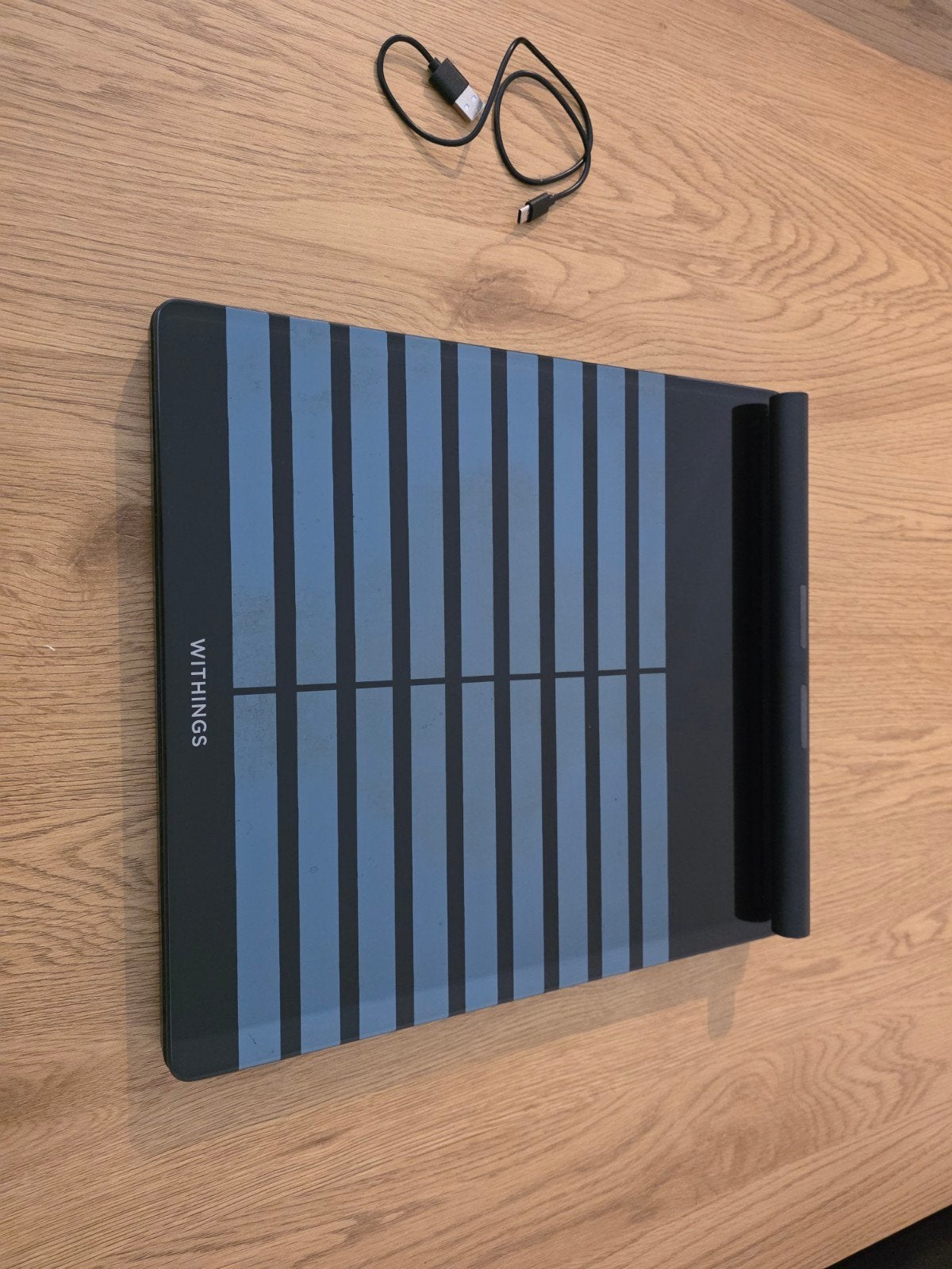Withings Body Scan - zwart / blauw, 100 kg of meer, Ophalen of Verzenden, Personenweegschaal, Fijner dan 1 gram