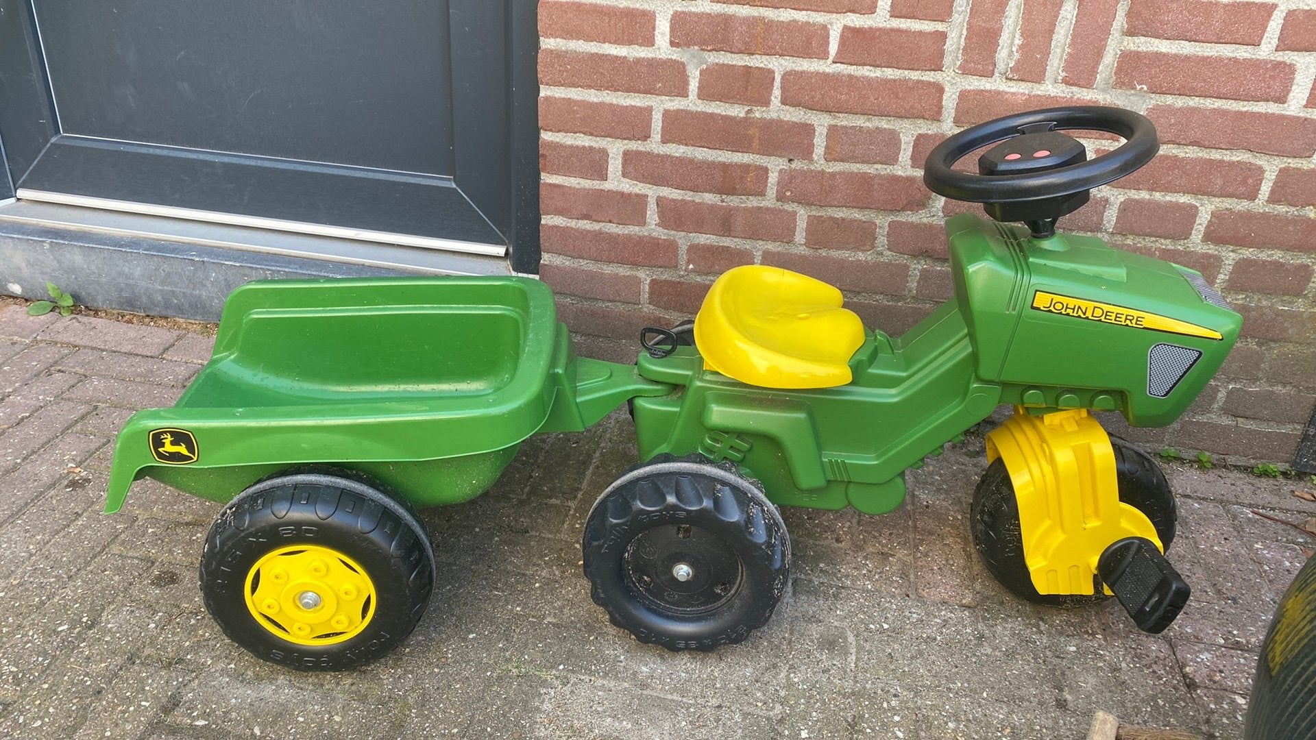 John Deere traptractor met aanhanger en geluid, Ophalen, Zo goed als nieuw, Overige merken