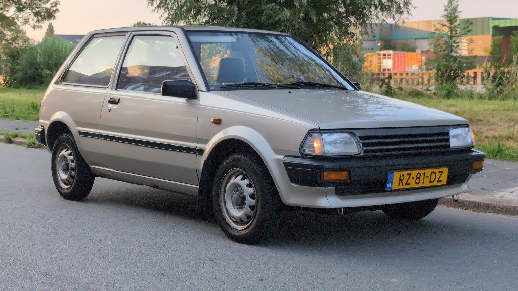 1987 Toyota Starlet 1.3 XL | NAP 147.123 km | Leuke Oldtimer, Stof, 74 pk, Starlet, Beige