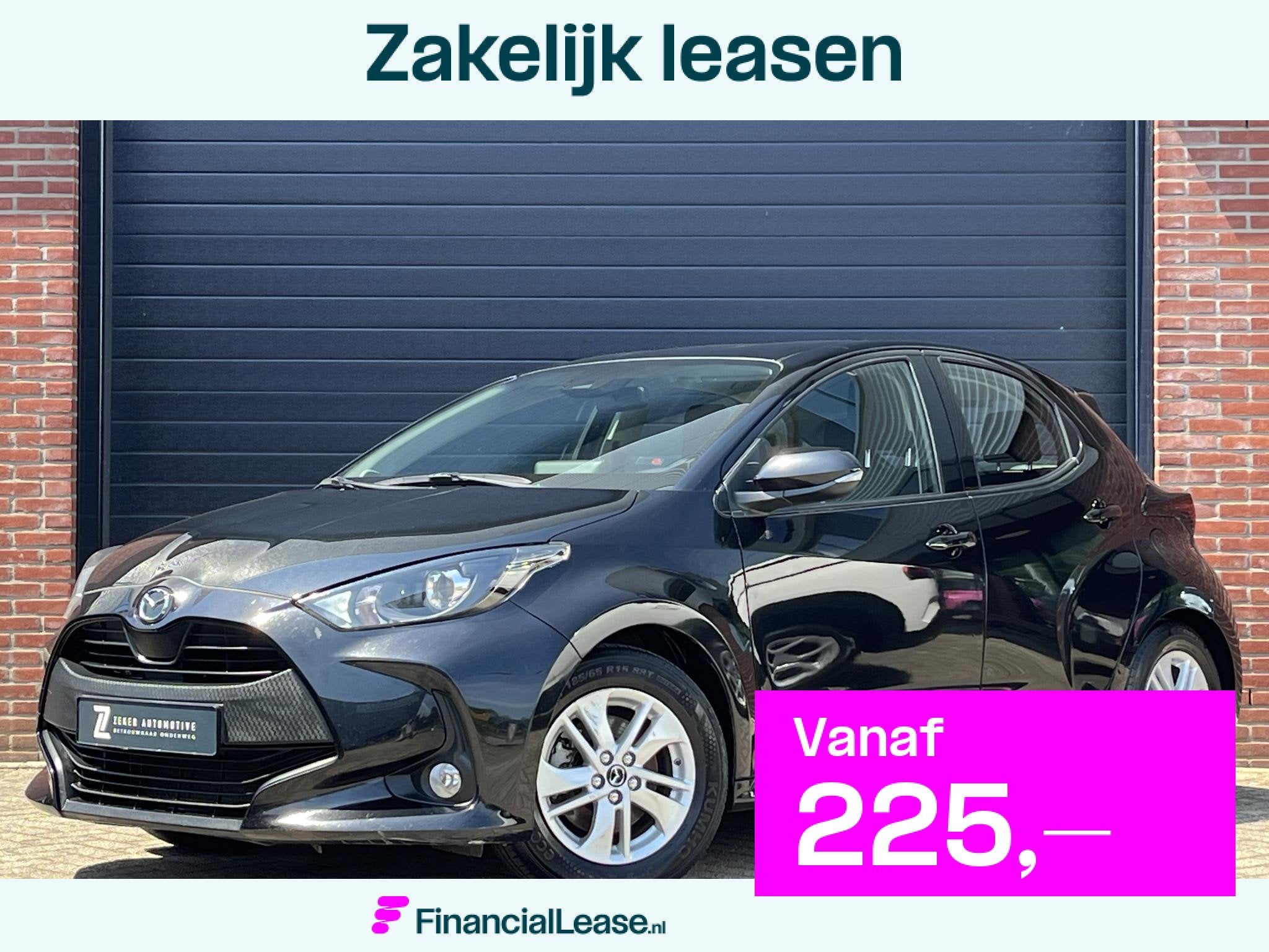 Toyota Yaris Hybrid (Mazda 2) 1.5 Agile Stoel/stuurverwarmin, Zwart, Bedrijf, Hybride Elektrisch/Benzine, 3 cilinders