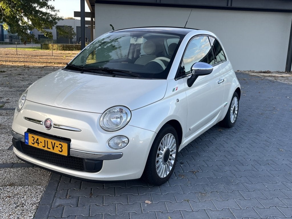 Fiat 500 1.2 Lounge Automaat Pano Airco Apk, Euro 5, Stof, Gebruikt, 1242 cc
