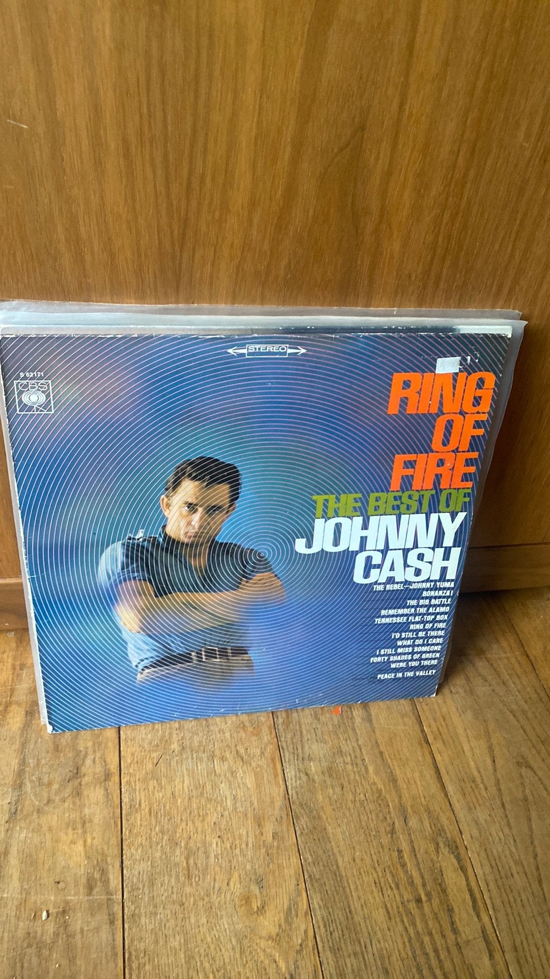 Lp johnny cash, ring of fire, Ophalen of Verzenden, Zo goed als nieuw, Overige formaten