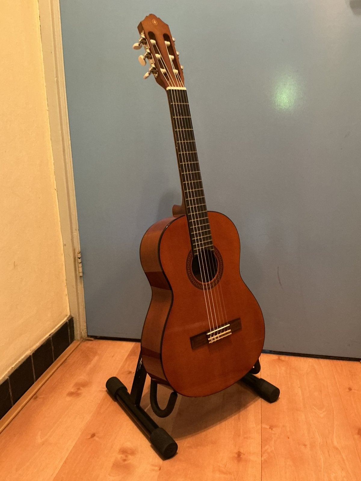 YAMAHA gitaar- CGS102A (1/2 ) + extra’s, Muziek en Instrumenten, Ophalen, Zo goed als nieuw, Klassieke of Spaanse gitaar