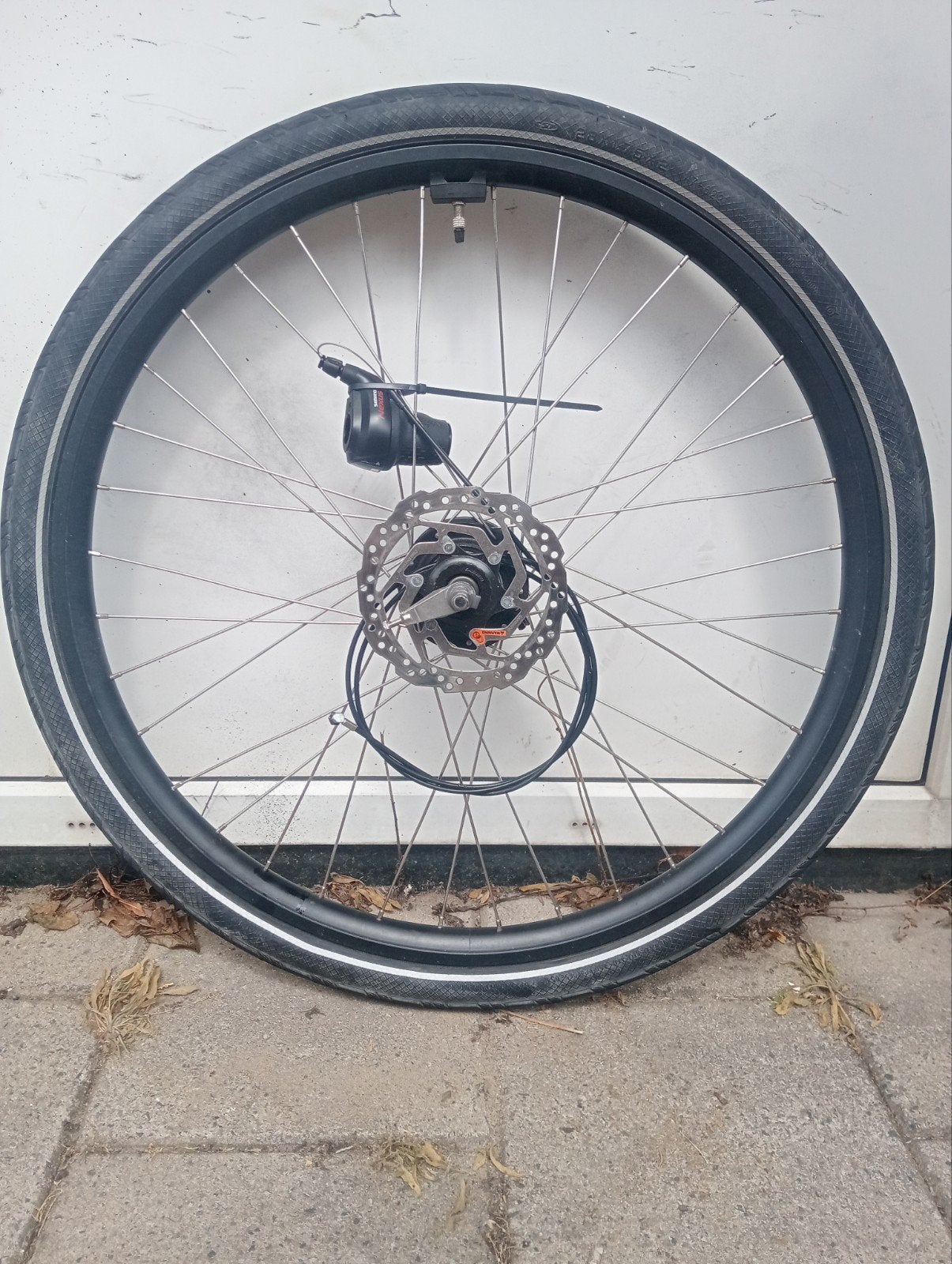 28 inch Wielset Shimano Nexus 7 met schijfrem, Toerfiets, Zo goed als nieuw, Shimano, Ophalen