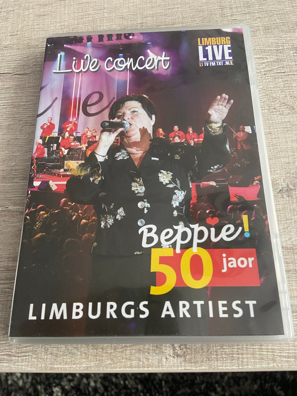 Beppie Kraft - Live concert 50 jaar Limburgs Artiest DVD, Cd's en Dvd's, Alle leeftijden, Ophalen of Verzenden, Zo goed als nieuw