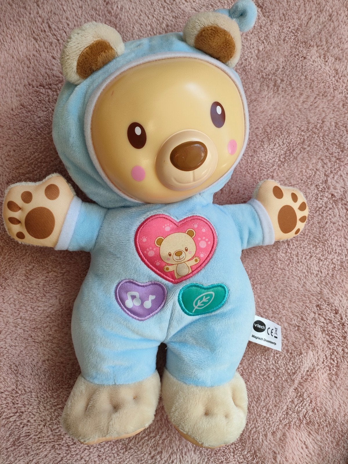 Vtech knuffelbeer slaapbeer magische droombeertje, Kinderen en Baby's, Speelgoed | Vtech, Ophalen of Verzenden, Zo goed als nieuw