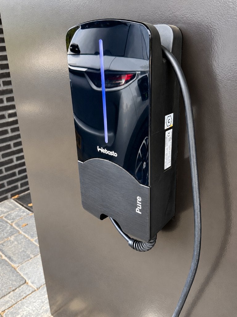 Webasto Pure II laadpaal 11 kW / 1- en 3-fase / Vaste kabel, Ophalen, Gebruikt, Laadpaal en Laadkabel