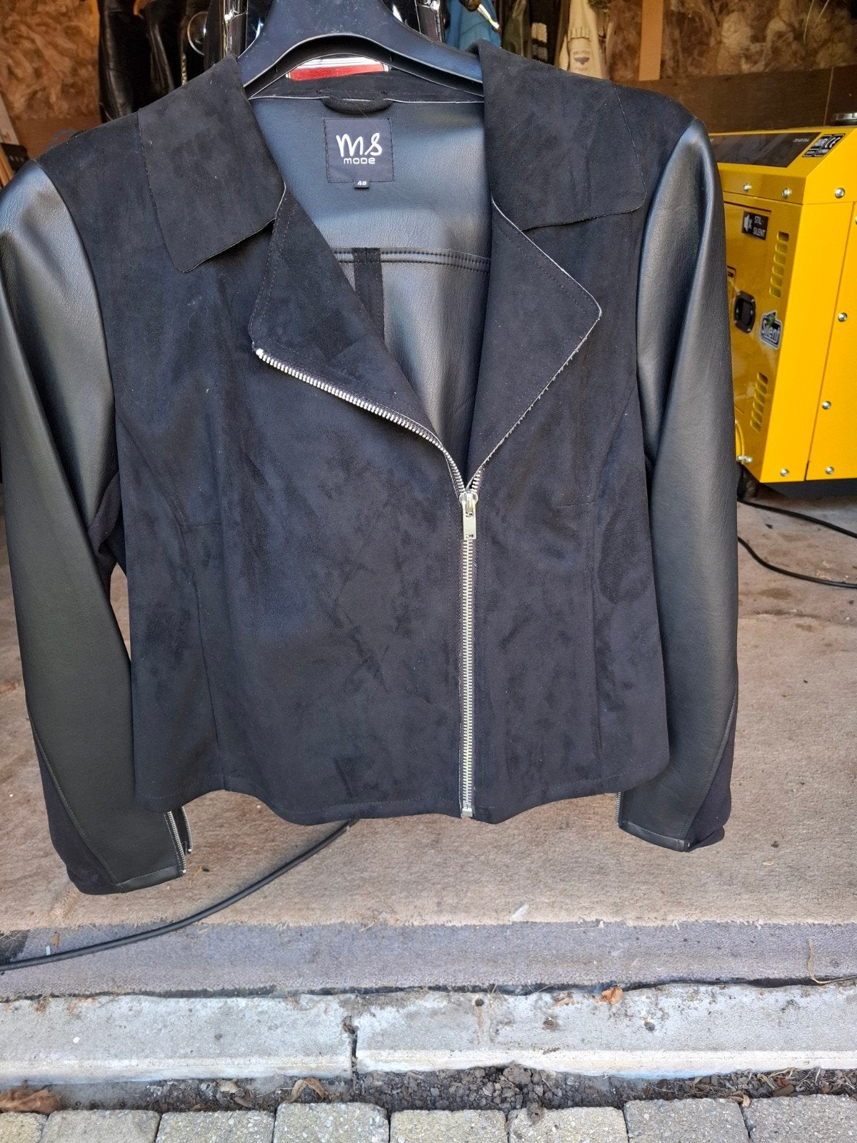 Dames jasje MS Mode maat 48 in prima staat, Zwart, Maat 46/48 (XL) of groter, Ophalen of Verzenden, Zo goed als nieuw