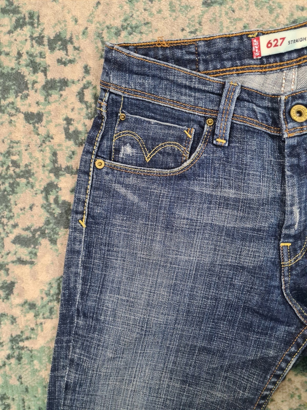 Levi’s 627 straight fit W26 L30 Dames Tulsi2630, Blauw, Ophalen of Verzenden, Zo goed als nieuw, W27 (confectie 34) of kleiner