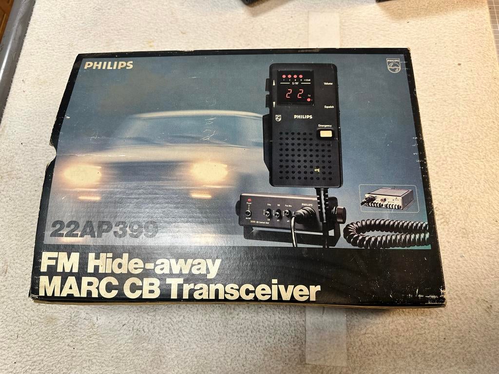 Philips 22AP399 FM MARC CB Transceiver - Vintage, Ophalen of Verzenden, Gebruikt