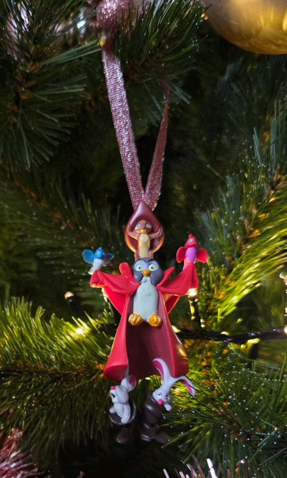 Disney Uil prins Doornroosje kerst ornament hanger kerstbal, Verzamelen, Ophalen of Verzenden, Sneeuwwitje of Doornroosje, Nieuw
