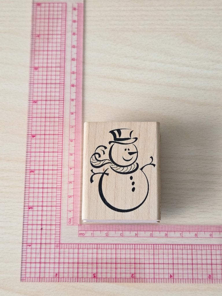 Artemio, Hero Arts Christmas wooden stamps, Ophalen of Verzenden, Zo goed als nieuw, Houten stempel