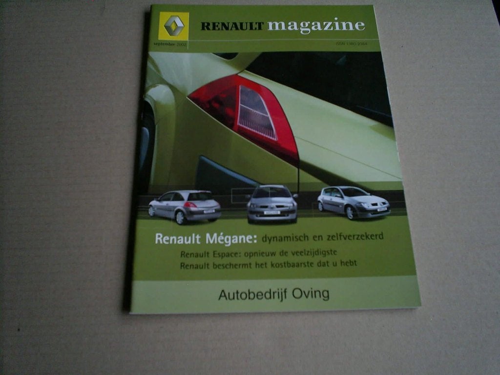 Renault Magazine o.a. Megane / Espace / F-1, Boeken, Ophalen of Verzenden, Zo goed als nieuw, Renault