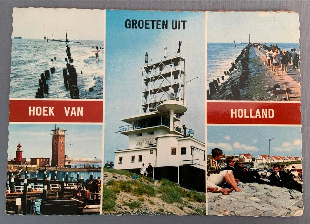 Groeten uit Hoek van Holland, Ophalen of Verzenden, 1960 tot 1980, Gelopen, Zuid-Holland