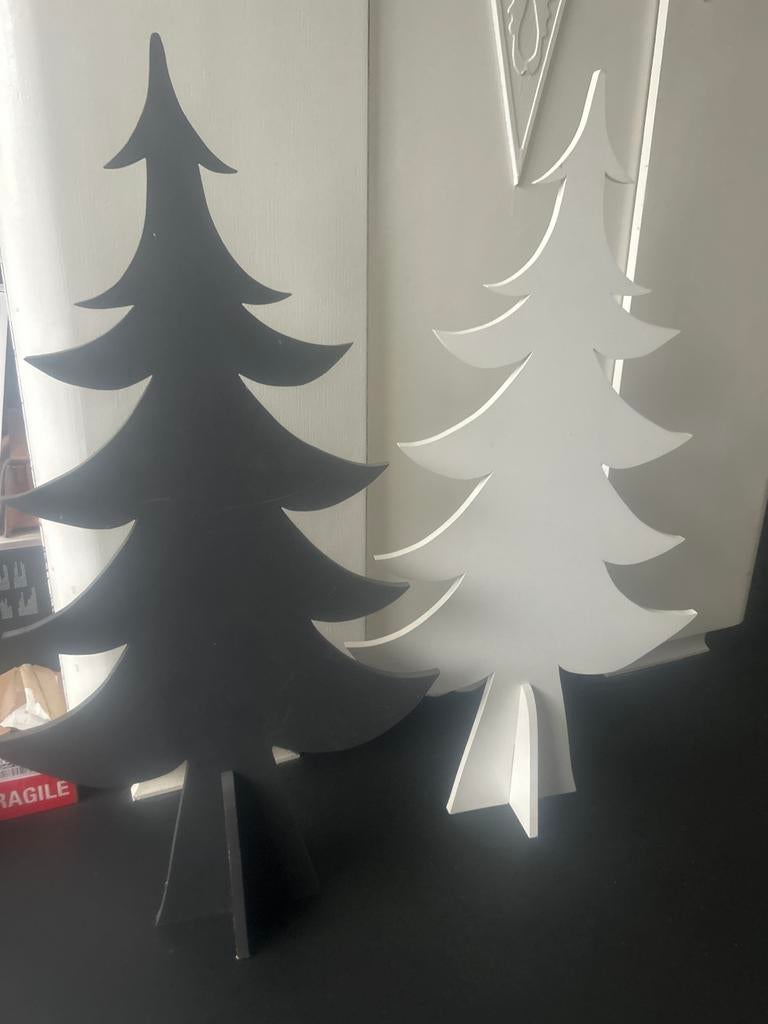 Te koop mooie houten kerstbomen, Ophalen, Gebruikt