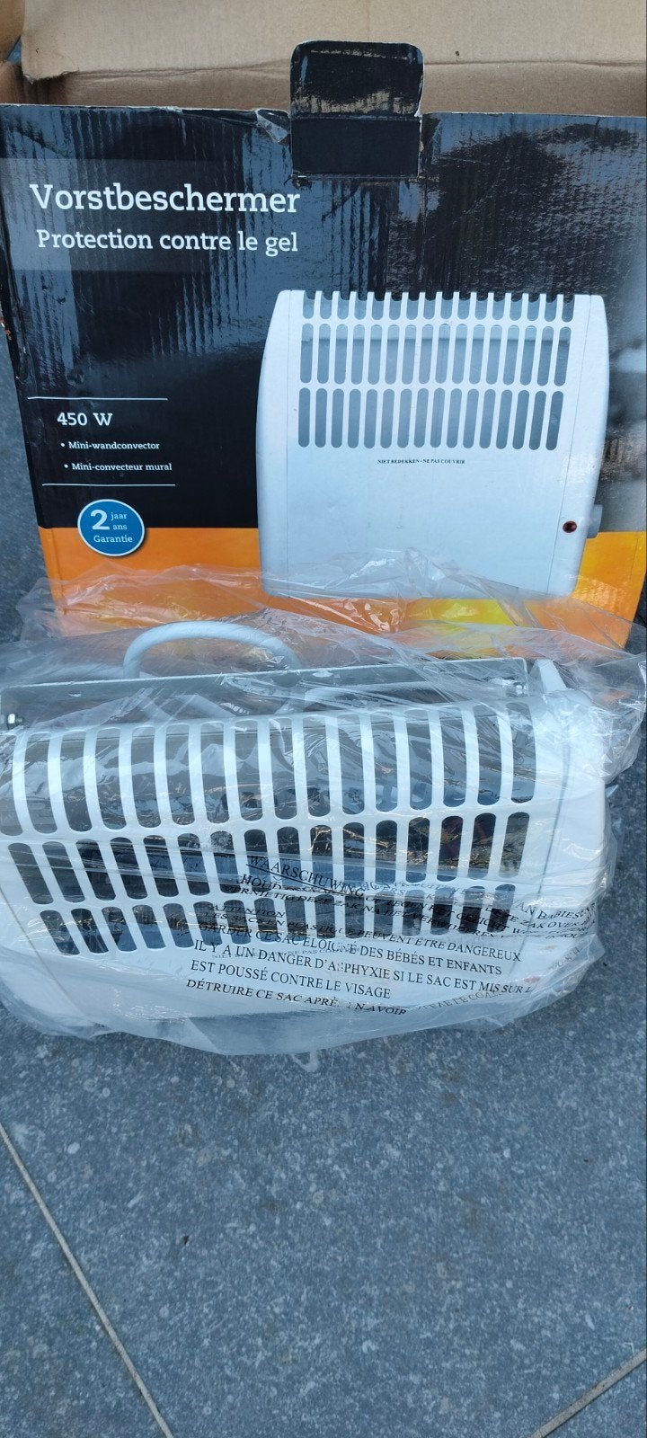 Nieuwe Vorstbeveiliging Kachel 450W - Thuis & Camping, Ophalen of Verzenden