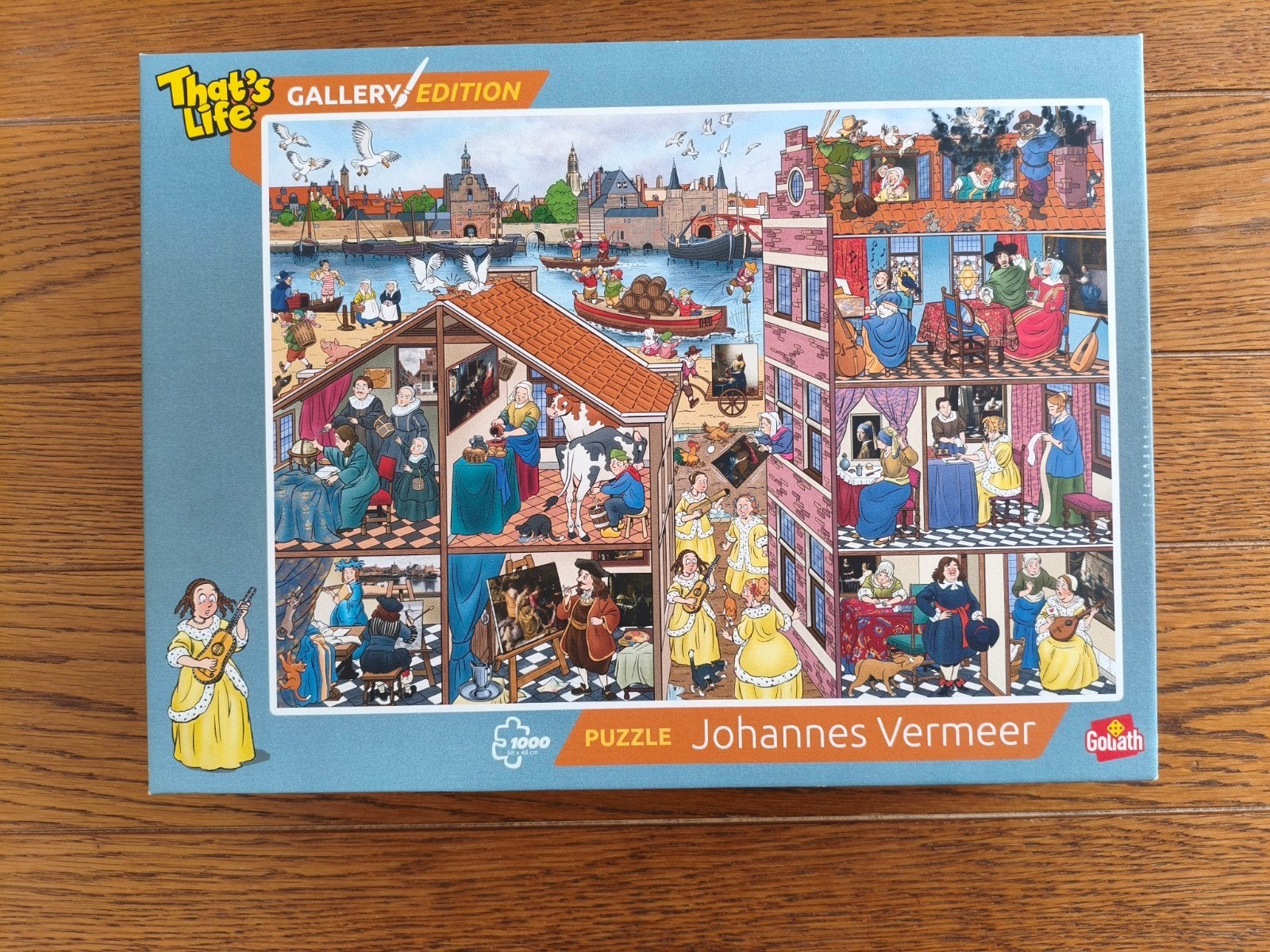 Johannes Vermeer puzzel That's Life Goliath, Ophalen of Verzenden, 500 t/m 1500 stukjes, Gebruikt
