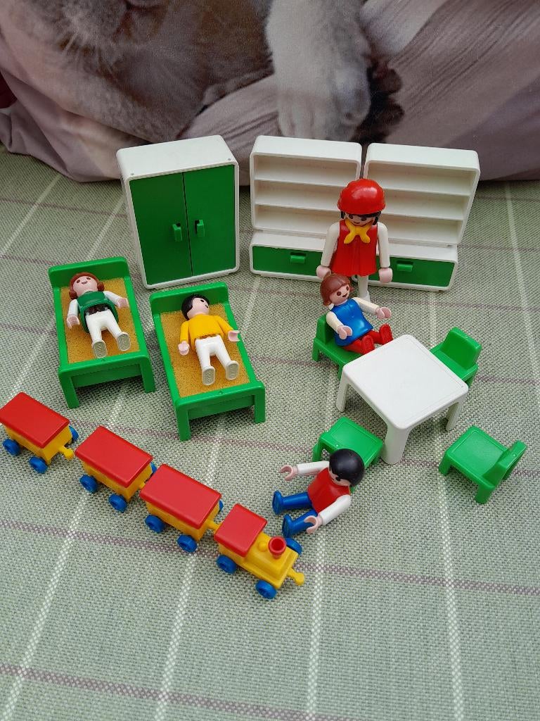 playmobil vintage kinderkamer, Verzenden, Gebruikt, Complete set