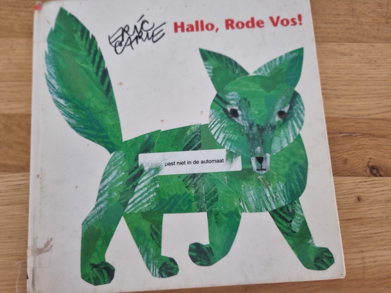 Hallo, Rode Vos! - Eric Carle Prentenboek, Boeken, Gelezen, Jongen of Meisje, Ophalen of Verzenden, Voorleesboek