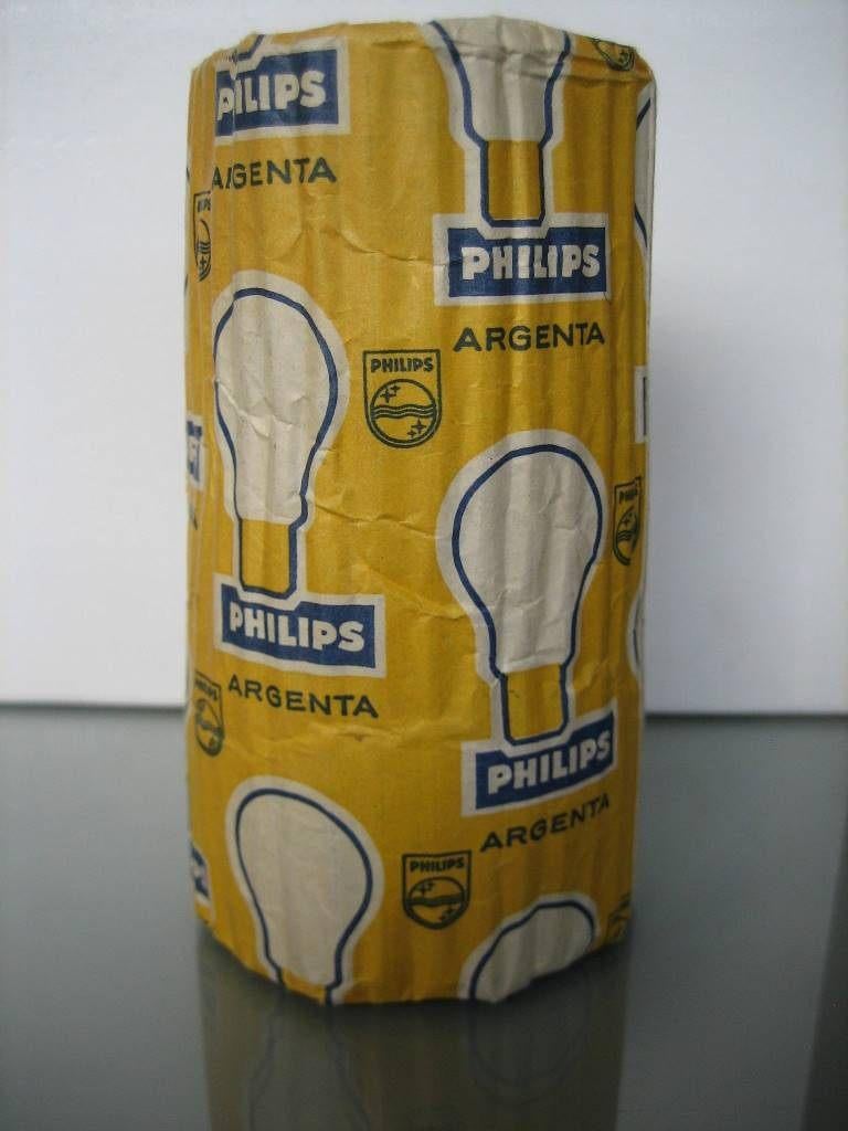 Vintage gloeilamp verpakking van Philips Argenta, Ophalen of Verzenden, Gebruikt, Overige fittingen, Overige typen