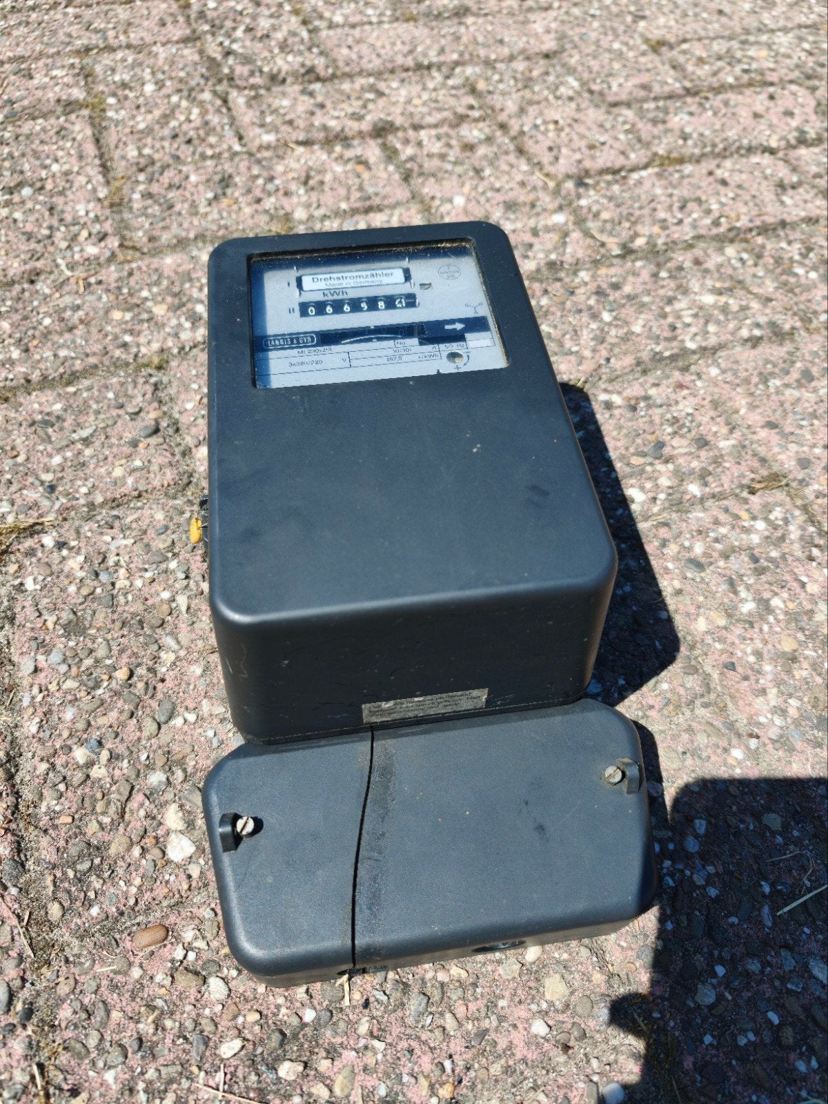 Landis & Gyr Draaistroommeter KWH - Gebruikt, Doe-het-zelf en Verbouw, Ophalen of Verzenden, Gebruikt, Overige typen