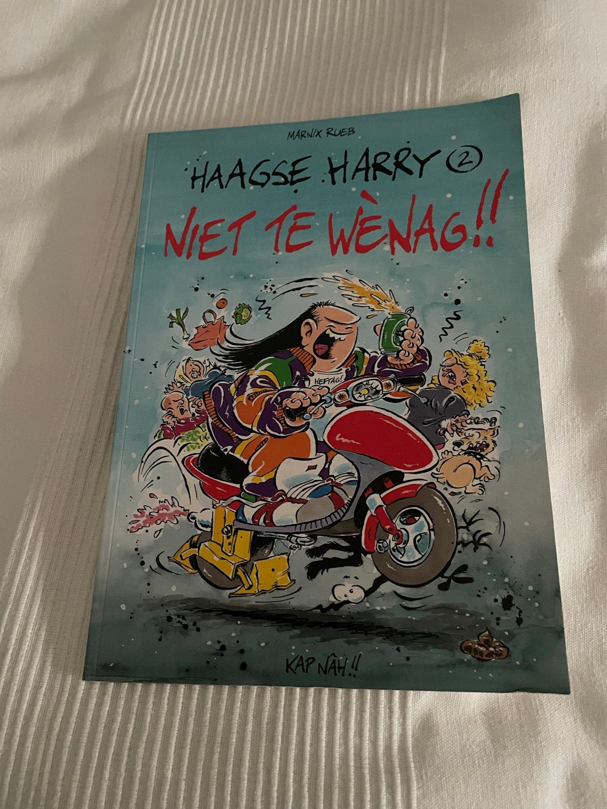 Haagse Harry 2: Niet te Wènag!! - Marnix Rueb, Eén stripboek, Ophalen of Verzenden, Zo goed als nieuw