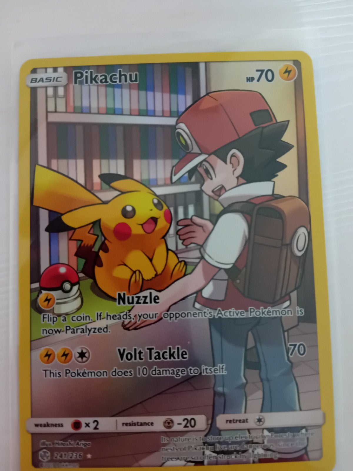 pokenmon kaart pikachu, Ophalen, Zo goed als nieuw, Losse kaart, Foil