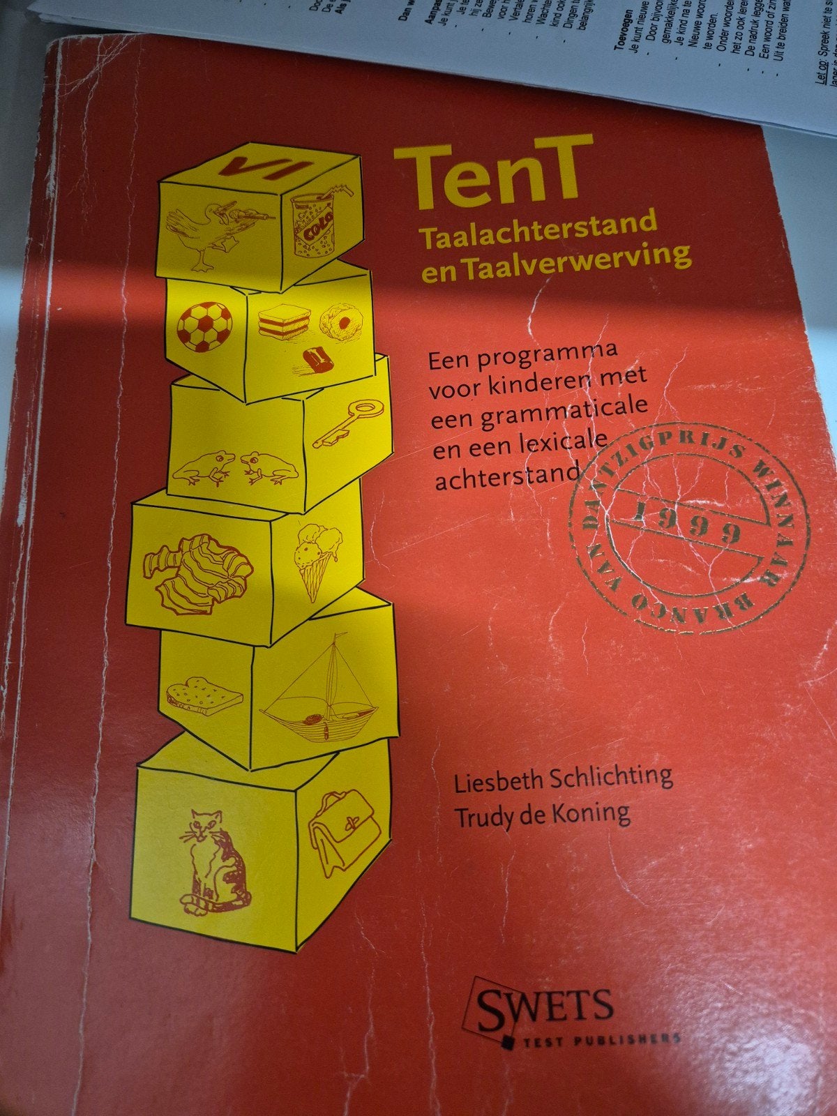 TENT, logopedie, Ophalen of Verzenden, Beta
