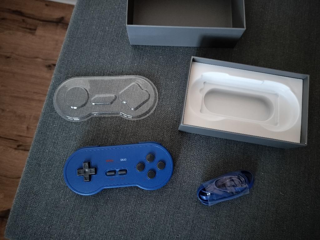 8Bitdo SN30 GP Color Edition Blue, Ophalen of Verzenden, Zo goed als nieuw, 8Bitdo