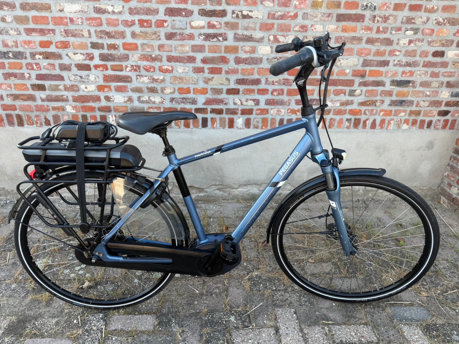 Electrische pegasus ravenna bosch middenmotor fiets, Versnellingen, Zo goed als nieuw, 53 tot 57 cm, Ophalen