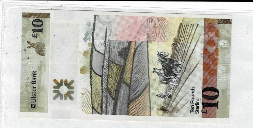 Noord-Ierland, Ulster Bank 10 pounds 2018, Postzegels en Munten, Ophalen of Verzenden, Overige landen