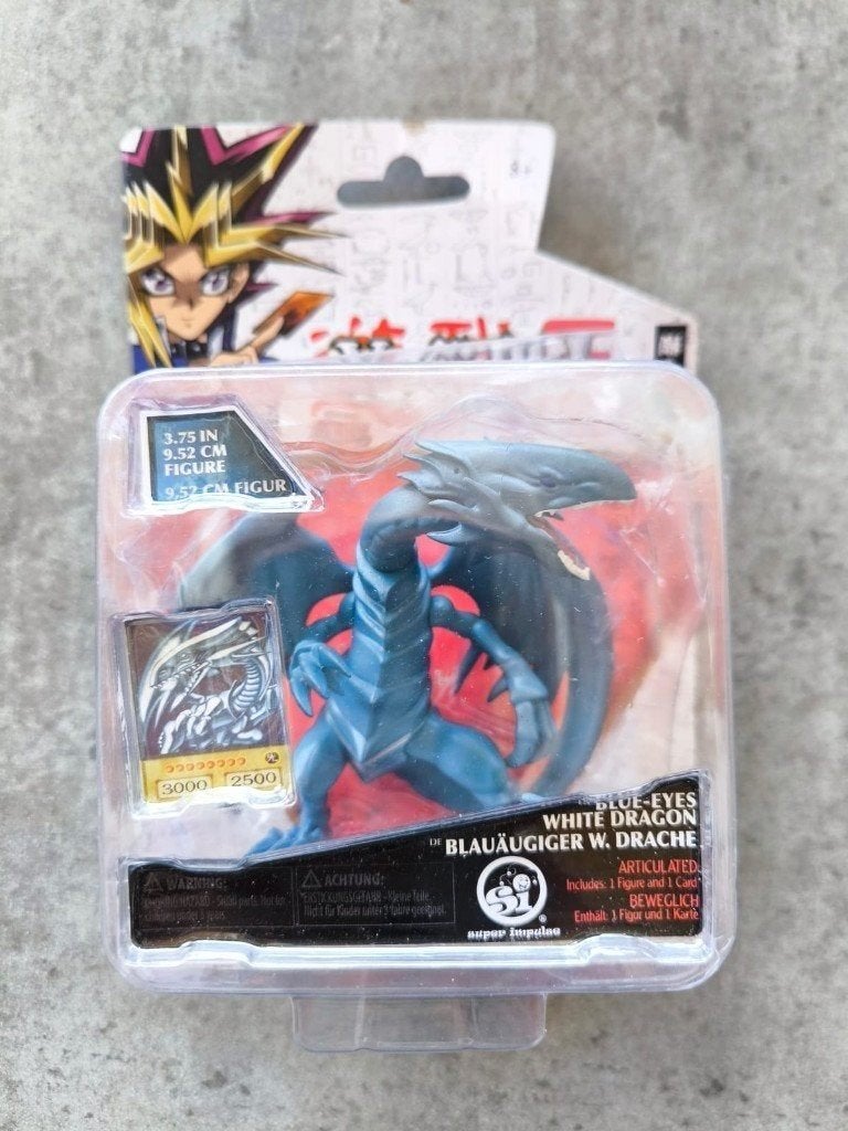Yu-Gi-Oh! Action Figure - Blue-Eyes White Dragon, Ophalen of Verzenden, Nieuw