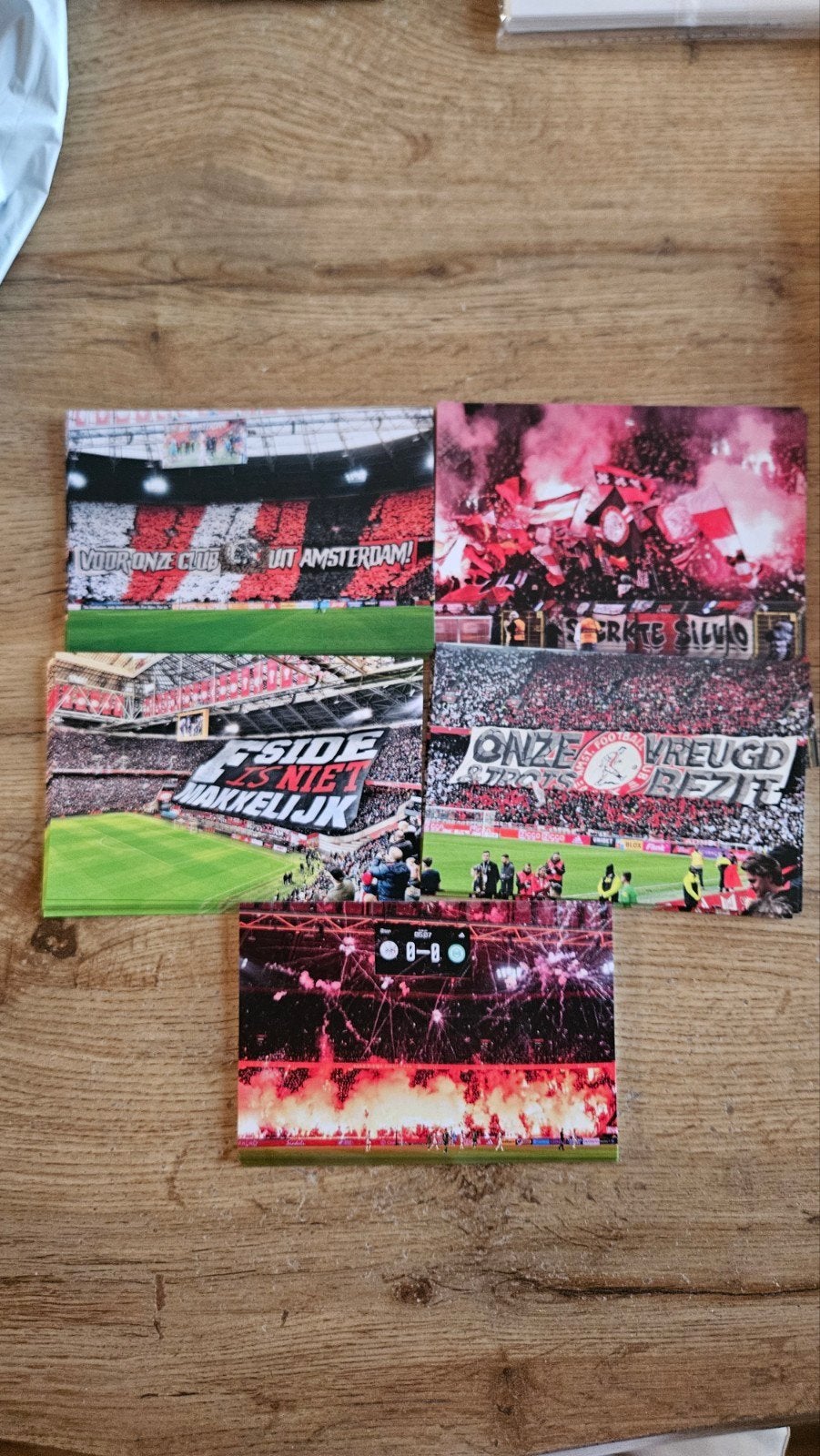 Ajax Ansichtkaarten Set / fotokaarten, Spelerskaart, Verzenden, Nieuw, Voetbal