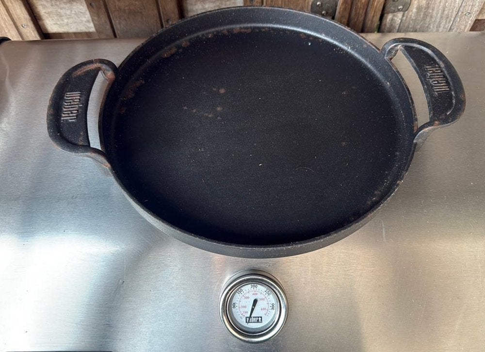 Weber GBS Bakplaat, Ophalen, Zo goed als nieuw, Gas, Inbouw
