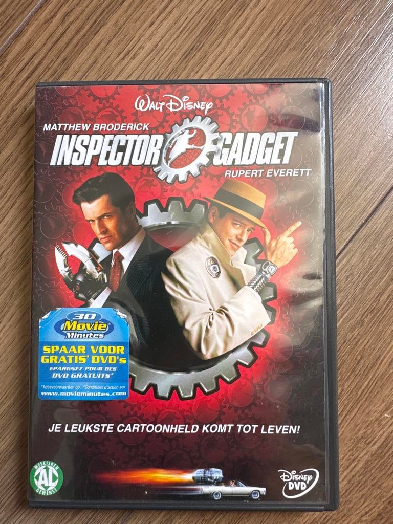 Inspector Gadget DVD - Disney Live-Action Film, Ophalen of Verzenden, Zo goed als nieuw