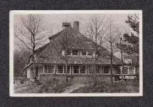 Noordlaren Natuurvriendenhuis De Hondsrug 1958., Ophalen of Verzenden, 1940 tot 1960, Gelopen, Groningen