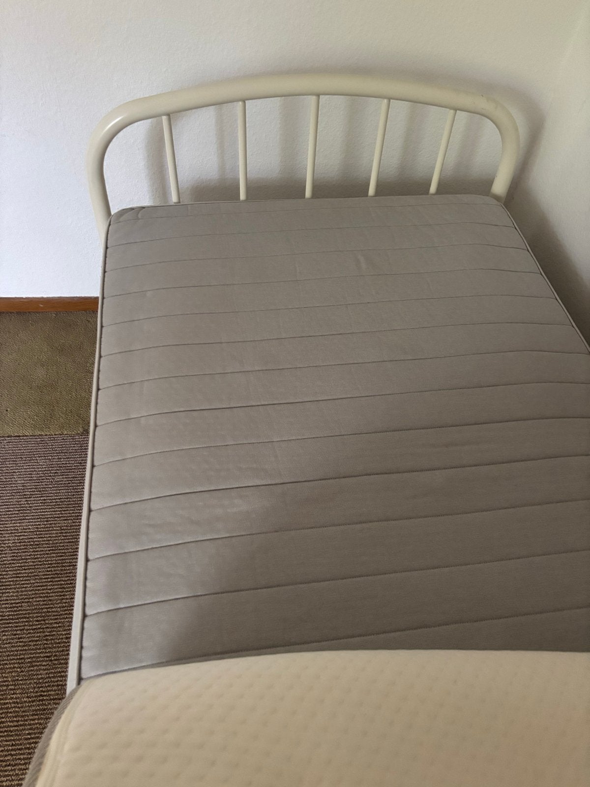 IKEA SULTAN TORÖD eenpersoonsbed met matras, Ophalen, 90 cm, Eenpersoons, Wit