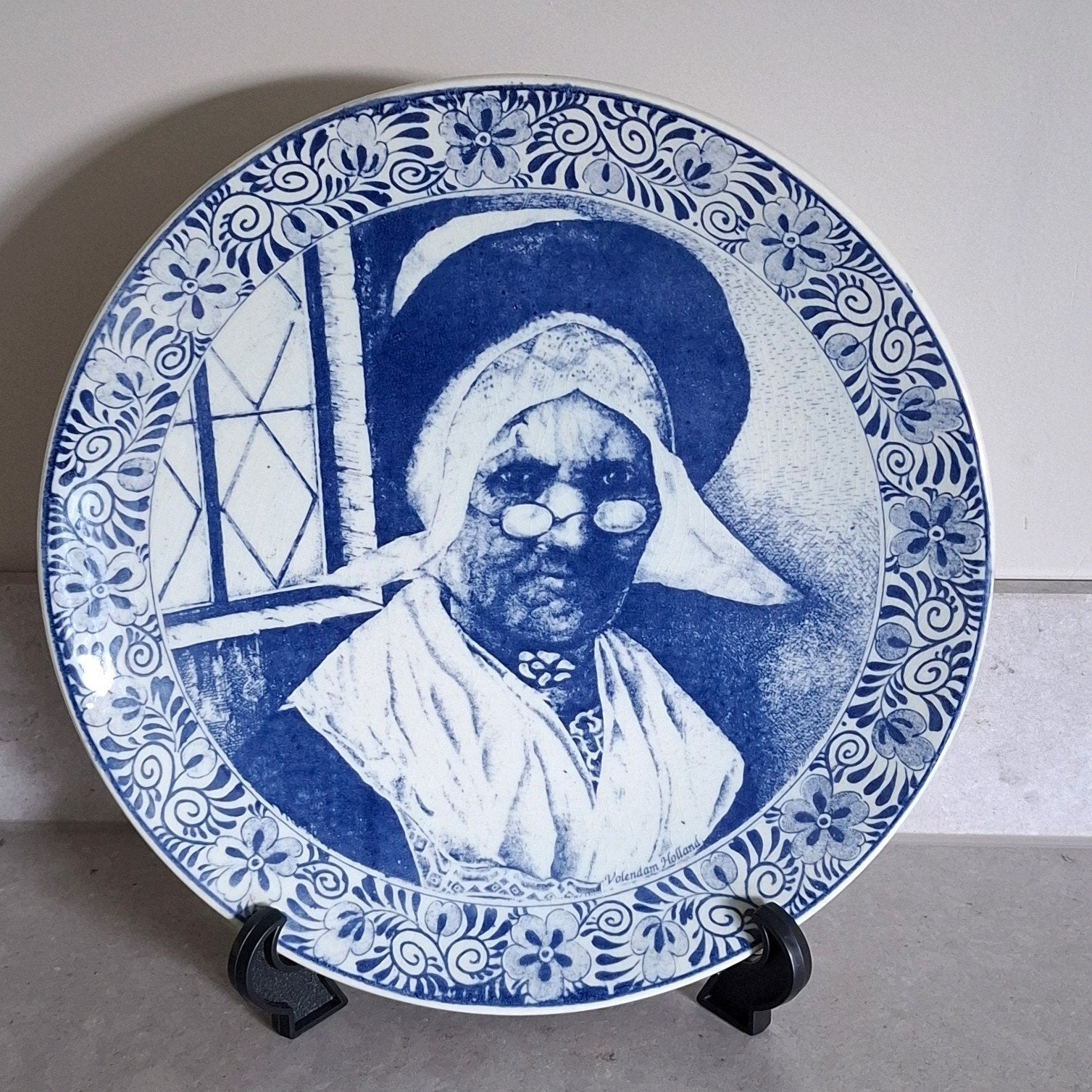 Delfts Blauw bord van Chemkefa, Antiek en Kunst, Antiek | Porselein, Ophalen of Verzenden