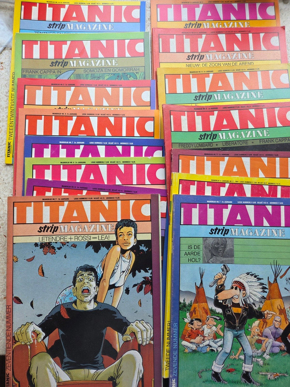 titanic stripweekblad 30x, Meerdere stripboeken, Verzenden, Zo goed als nieuw