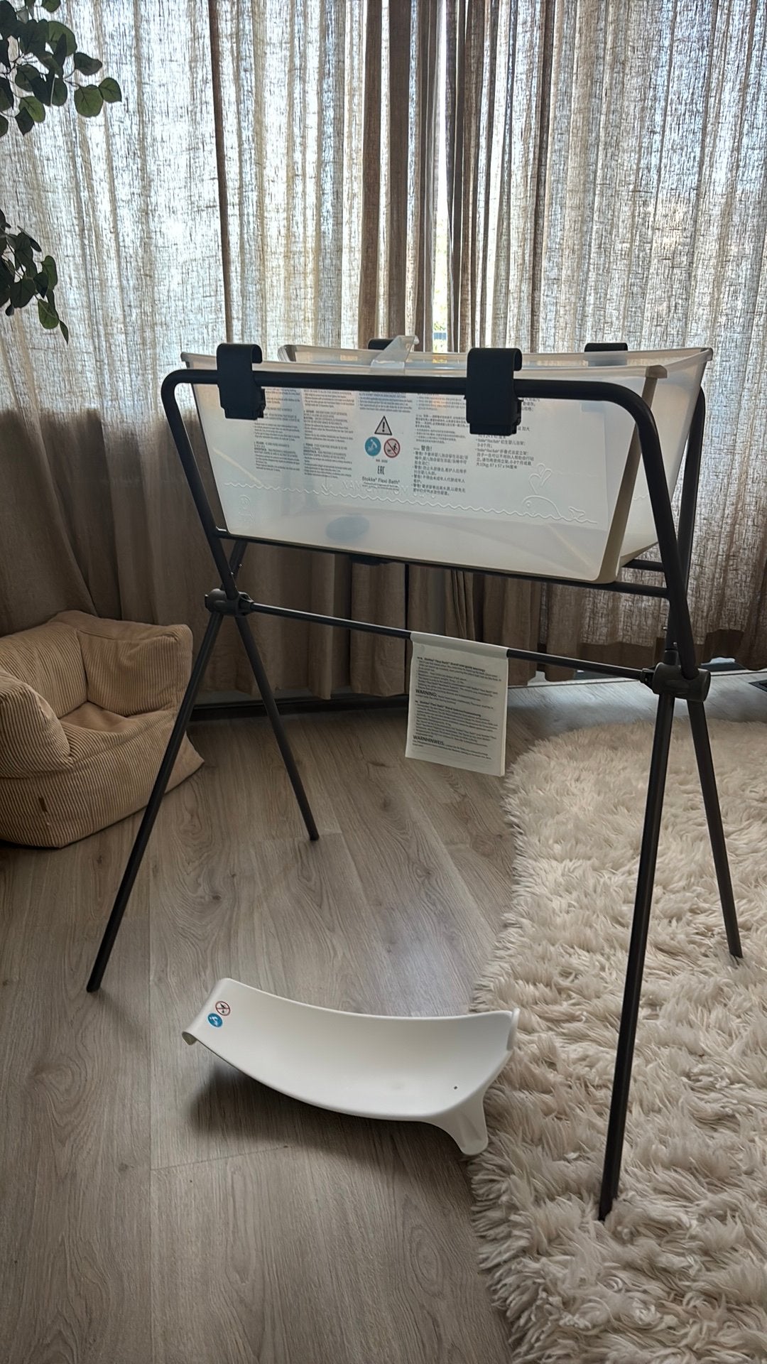 Stokke flexi bad xl, Kinderen en Baby's, Ophalen, Zo goed als nieuw, Badje, Standaard