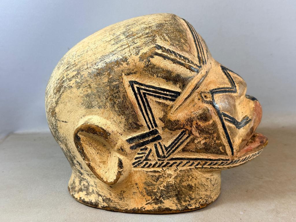 260416 Zeldzame Afrikaans Makonde helm masker - Tanzania., Ophalen of Verzenden