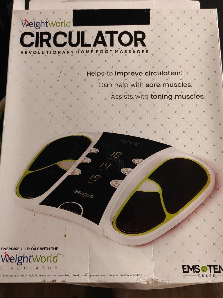 WeightWorld Circulator Voetmassage EMS/TENS, Ophalen of Verzenden, Zo goed als nieuw, Apparaat
