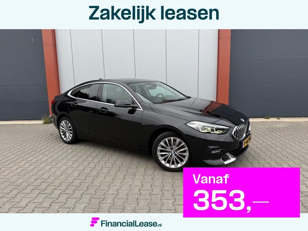 BMW 2-serie Gran Coupé 218i Business Edition Plus, 136 pk, Gebruikt, 1350 kg, Zwart