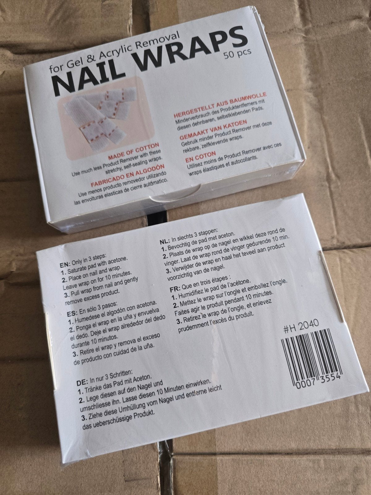 Nail Wraps voor Gel & Acryl Verwijdering - 50 Stuks 100 verp, Ophalen of Verzenden, Nieuw, Overige typen