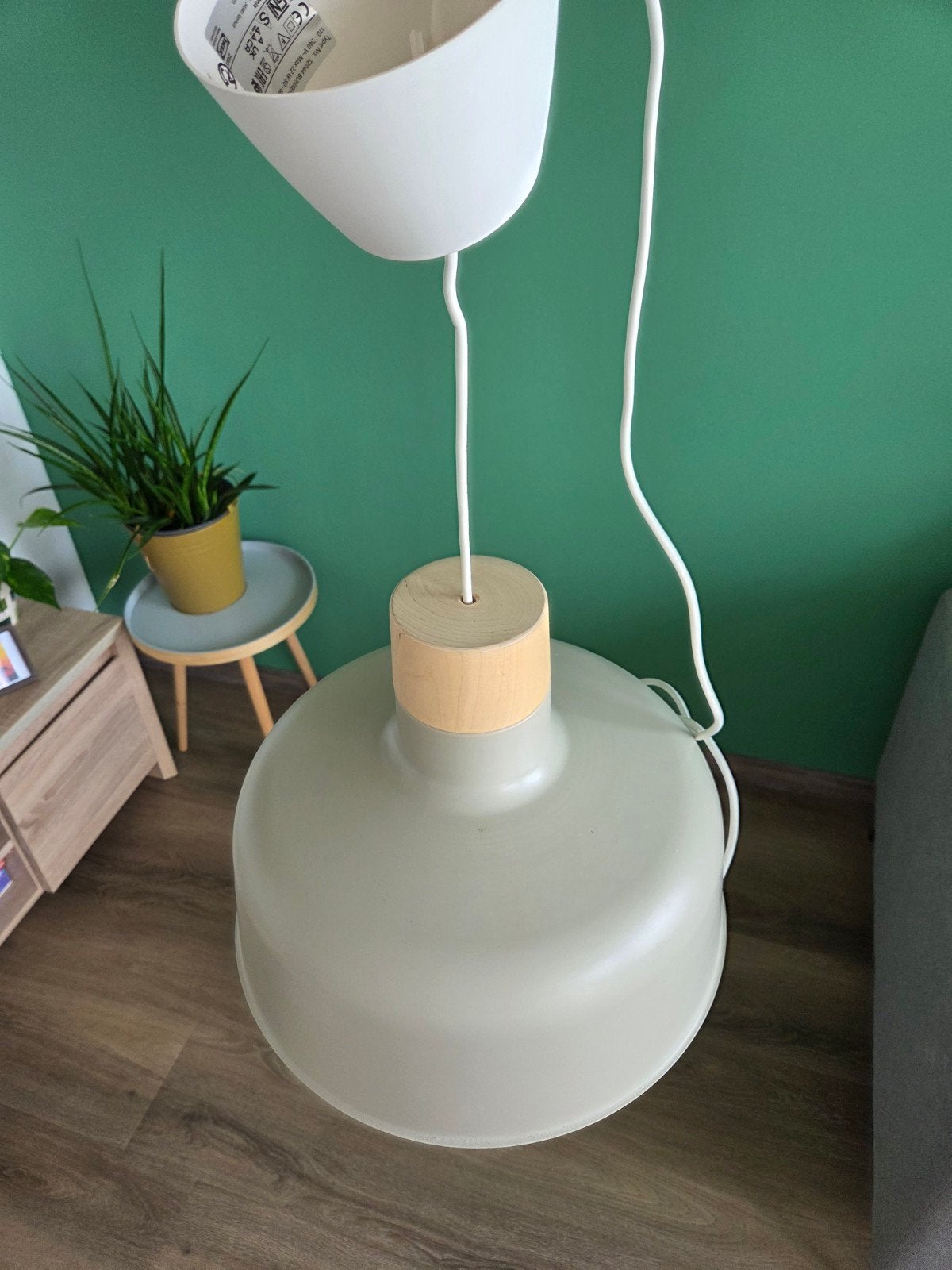 IKEA - Stijlvolle en moderne plafondlamp, Huis en Inrichting, Ophalen, Modern, Scandinavisch, Zo goed als nieuw, Minder dan 50 cm