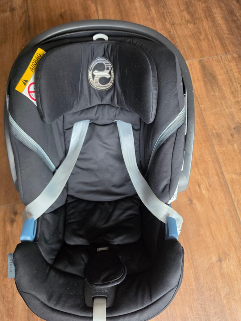 Cybex Aton 5 Autostoel - Zeer Netjes, 0 t/m 18 kg, Verstelbare rugleuning, Ophalen, Overige merken