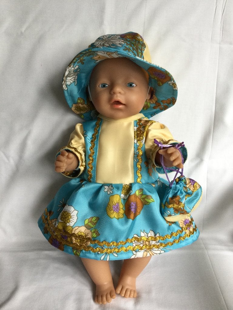 Poppenkleren voor 43cm babypop, Ophalen of Verzenden, Zo goed als nieuw, Babypop