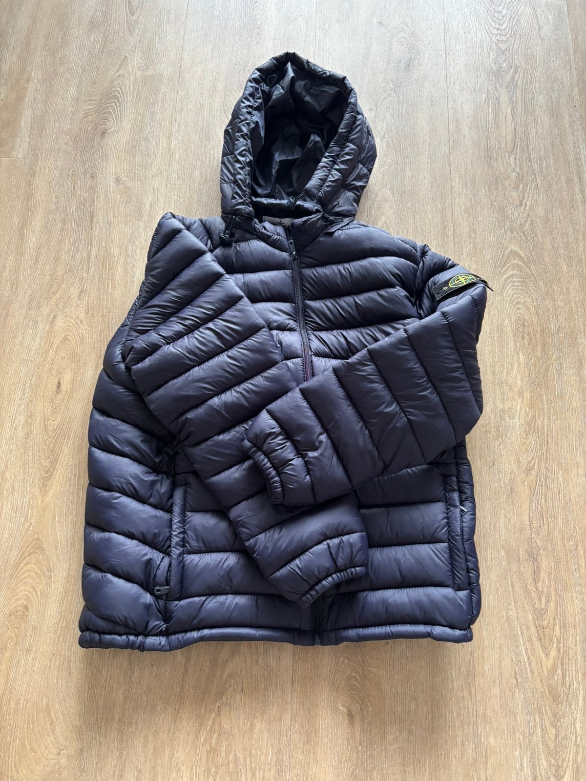 Stone Island jas maat L, Ophalen of Verzenden, Zo goed als nieuw, Zwart